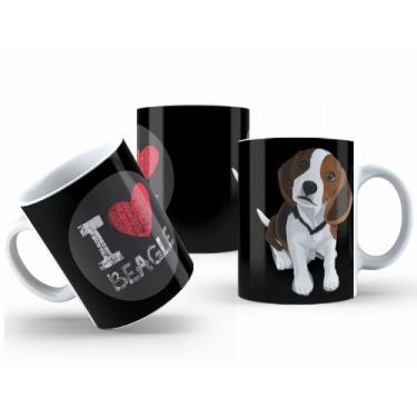 Imagem de Caneca Cerâmica Branca 325ml  Animais Estimação Pet - Mecolour