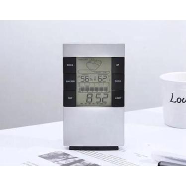 Imagem de Estação Meteorológica Digital Relógio Termômetro Higrômetro - Yeet
