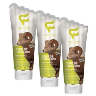 Imagem de Kit 3 Sebo De Carneiro Relaxante Hidratante 200Ml - Fashion