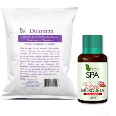 Imagem de Eco Spa - Dolomita clareadora + Oleo de Rosa Mosqueta Puro - Kit, DOLO