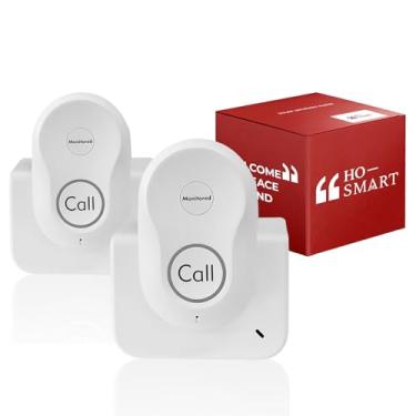 Imagem de H HOSMART Hosmart Intercoms Wireless Para Casa, 2024 Recarregável Full Duplex Cuidador Pager Para Idosos Sênior, Conversação Bidirecional Em Tempo Real, Alerta Pessoal Portátil, Botão De Chamada/Mon