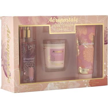 Imagem de Kit Presente Feminino Aeropostale Sweet Dream Água De Cheiro 100 Ml&Loção Corporal 90 Vela