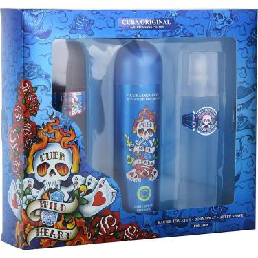 Imagem de Perfume Masculino Cuba Wild Heart Edt Spray 100 Ml & Pós- Barba Corporal 200