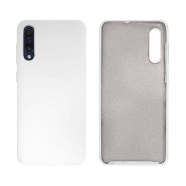 Imagem de Capinha para Galaxy A50 e A30s Silicone Aveludado - GCM, Branco
