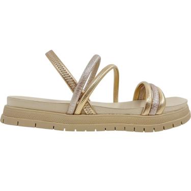 Imagem de Sandália Feminina Papete Flatform Casual Dia a Dia Passeio Trabalho Calce Fácil Confort Dakota Y7723