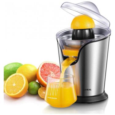 Imagem de Espremedor Elétrico de Frutas AIHEAL em Aço Inoxidável e Silencioso, 85W, Prata
