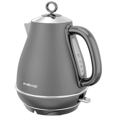 Imagem de Chaleira Elétrica 1,5 L com Desligamento Automático, 110V 1500W, Evoloop, Preta