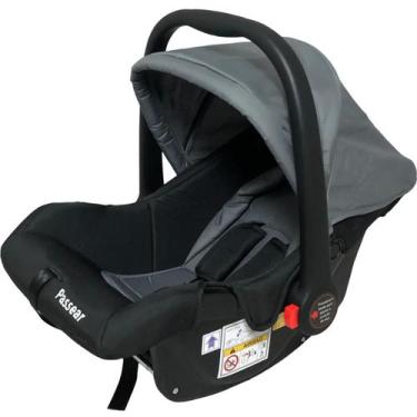 Imagem de Cadeirinha para Carro Bebe Conforto Passear Baby Nina Cinza