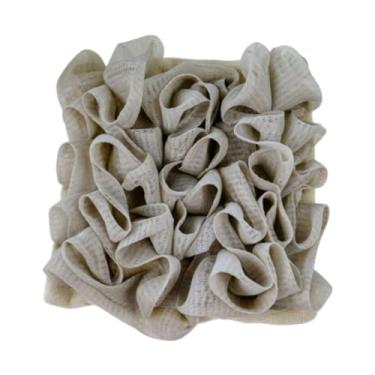 Imagem de Zialofi Esponja de banheira lavador de corpo, ferramenta de limpeza de pele, esponja de banheira de chuveiro para crianças adultos, massagem de limpeza, Cáqui