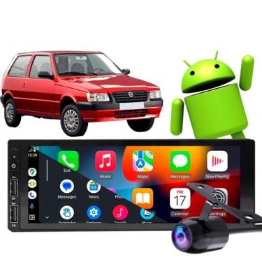 Imagem de Multimídia Uno 1994-2013 Mp3 Android Carplay 1 Din 2-32Gb GPS - E-Carp