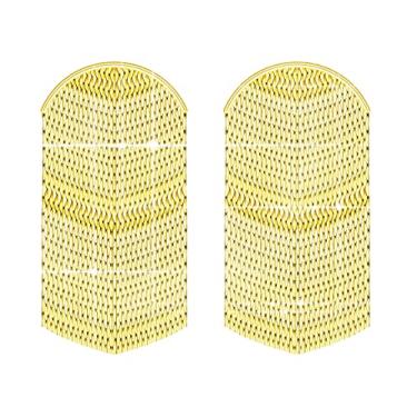 Imagem de KristLand - S925 Prata / Liga Gancho Elegante Corrente Borla Gota Brincos Longos de Couro Franja Pendurar Brincos Simples Delicados, Metal, Cristais