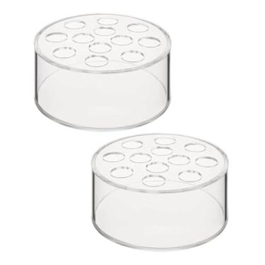 Imagem de Kuntesetty 2 peças vaso de acrílico redondo transparente