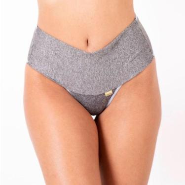 Imagem de Kit 5 Calcinha Fitness Cintura Alta Com Compressão Modeladora Lingerie