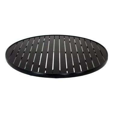 Imagem de Tampo Roma Ripado em Alumínio para Mesas 1 metro de Diâmetro Trama