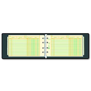 Imagem de Kit de fichário de quatro anéis National 63453, 100 folhas de letreiro, 21 x 12 cm