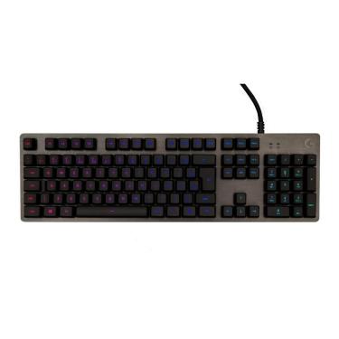 Imagem de Teclado Gamer Logitech G512 Carbon RGB Mecânico ABNT2 Switch GX Brown 920-009400