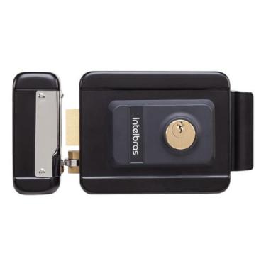 Imagem de Fechadura Cilindro Fixo Eletrica Fx 2000 Un Preta Intelbras 