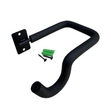 Imagem de menolana Suporte de parede de skate, robusto com esponja, vertical montado na parede de aço para a garagem para casa, suporte para armazenamento de rack de