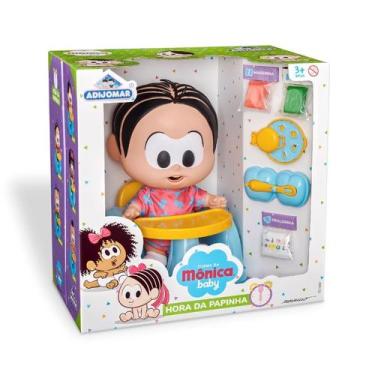 Imagem de Boneca Mônica Hora da Papinha Turma da Mônica Adijomar