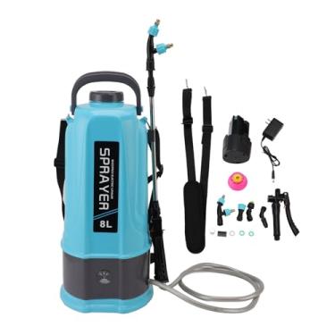 Imagem de Pulverizador de Mochila Alimentado por Bateria de 4 a 6 Horas de Duração da Bateria da Bateria, Pulverizador de Jardim de Mochila Elétrica Com 5 Bicos de Pulverização para