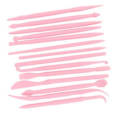 Imagem de 14PCS DIY PLÁSTICA Clay Sculping Conjunto de Barro (Rosa)