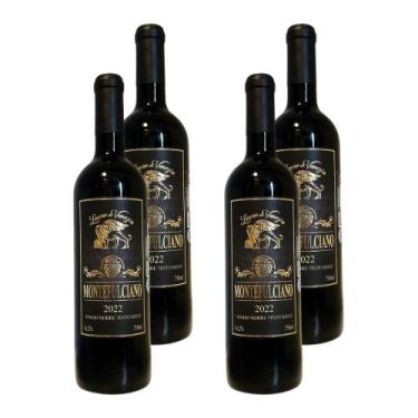 Imagem de Kit 4 Vinhos Leone Di Venezia Montepulciano Tinto Brasil 750ml