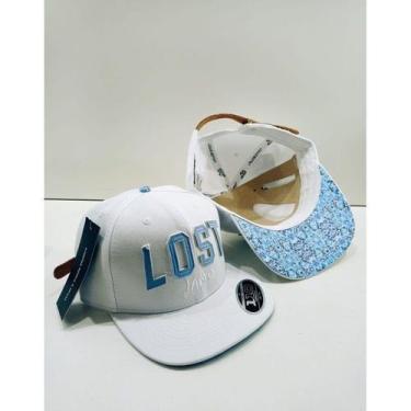 Imagem de Boné Aba Reta Lost Land. Boné Aba Reta Lost Fitão. - NoBrand, Branco, 