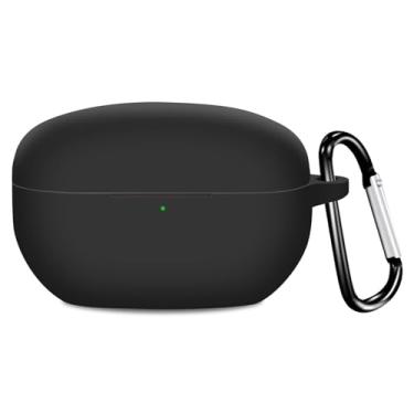 Imagem de USTIYA Capa para Sony WF-1000XM5 capa protetora de silicone com capa de chaveiro (preto)