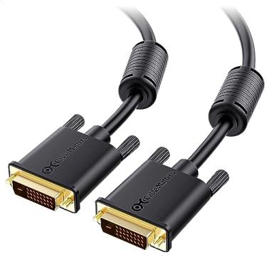 Imagem de Cabo de ligação dupla DVI-D banhado a ouro Cable Matters com ferrites, 6 Feet