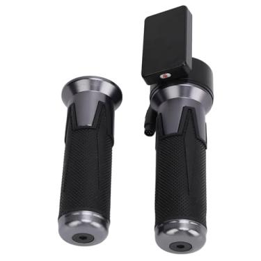Imagem de Aperto do acelerador Scooter elétrico Premium Mg Alloy Twist Throttle Handle com display Conector impermeável de 6 pinos Perfeito para Sealup Scooters elétricos Design durável e