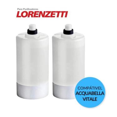 Imagem de Kit 04 Refil Vela Filtro Água Lorenzetti Acqua Bella Vitale - Hidrofil