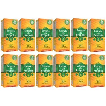 Imagem de Kit 12 Extrato de Própolis Verde 20ml cada, em gotas  Arte Nativa