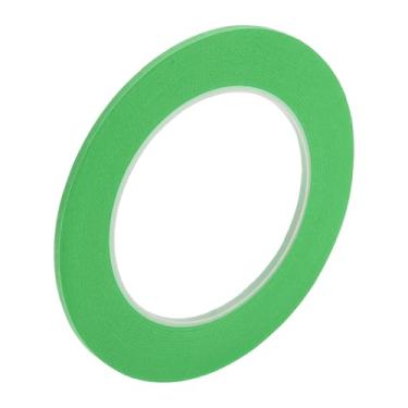 Imagem de Edinstry Fita adesiva de 0,1 polegada x 52,5 metros, fita adesiva de pintura de fácil remoção para pintura, etiquetagem e artesanato DIY, papel crepe, aderência média, sem resíduos, fita decorativa