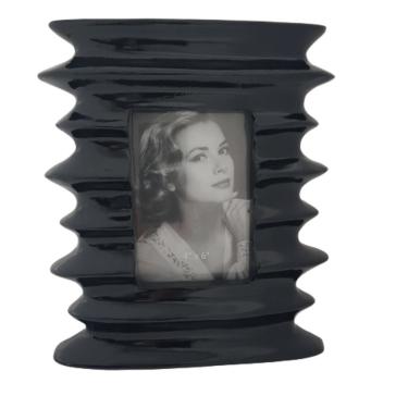 Imagem de Porta Retrato Preto Metal 26Cm X 22Cm