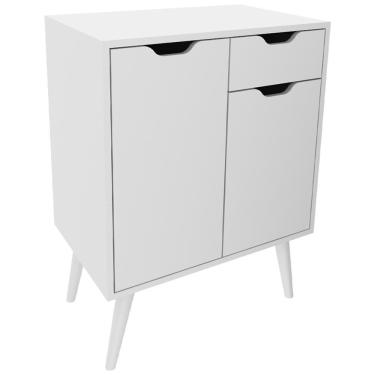 Imagem de Gabinete Para Banheiro 2 Portas 1 Gaveta Bn3637 Branco Tecno Mobili Branco