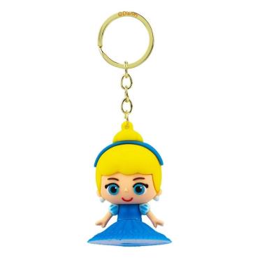 Imagem de Chaveiro Princesa Cinderela Silicone 6cm - Disney