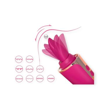 Imagem de Vibrador De Ponto G Com Vibração, Movimento E Sucção Cersei S-hande Vinho