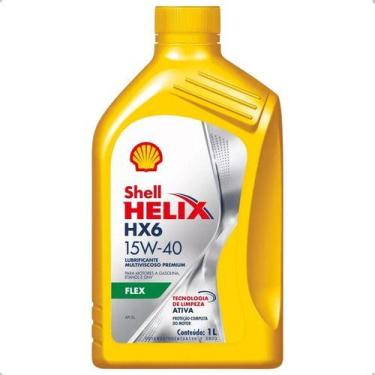 Imagem de Óleo De Motor Shell Helix 15w40 Hx6 Flex Semi Sintético