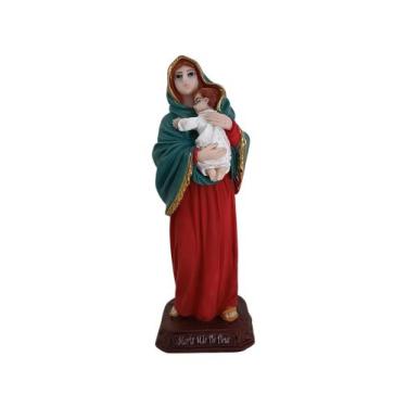Imagem de Imagem de Nossa Senhora Santa Maria Mãe de Deus 12cm em resina - R&S