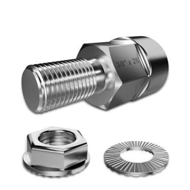 Imagem de EMTB Adaptador De Eixo 3/8" X 26, Bicicleta Universal Para Completo X26, Acoplamento Reboque, Unissex