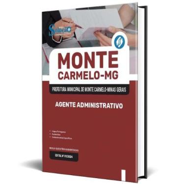Imagem de Apostila Prefeitura Monte Carmelo Mg 2025 Agente - Editora Solucao