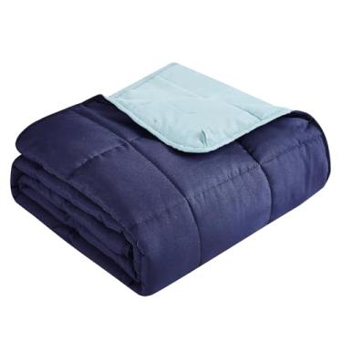 Imagem de Topcee Cobertor pesado (9 kg 203 x 221 cm King Size) Cobertor pesado macio para dormir, aplique no corpo de 86 a 95 kg, cobertor grosso respirável com contas de vidro, fácil de cuidar