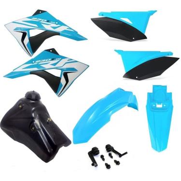 Imagem de Kit Plástico Biker Next Crf 230 2007 P/ 2020 Adesivos e Tanque