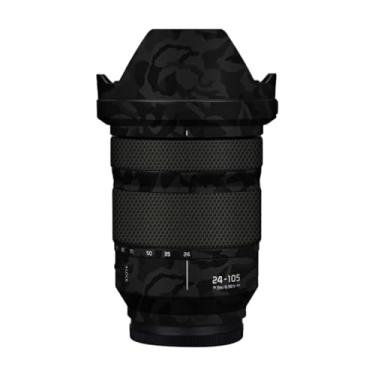 Imagem de Skin Lens Camera Skin Wrap Vinil Protetor Adesivo Acessórios de Fotografia para Panasonic Lumix S 24-105mm F4 24 105 (Shadow Camo Preto)