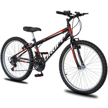 Imagem de Bicicleta Aro 24 Dropp Sport Infantil Adulto18 vel marchas Freio V-Brake