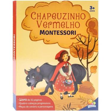 Imagem de Montessori Clássicos (Livro-JOGO): Chapeuzinho Vermelho