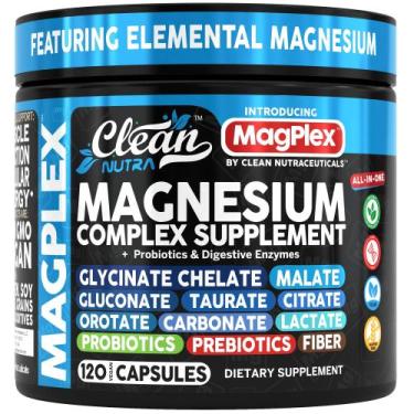 Imagem de Suplemento de magnésio Clean Nutra Magplex Complex 500mg - Clean Nutra