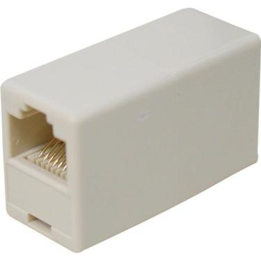 Imagem de Emenda Fêmea Para Rj45 8x8 Wt-6004c - PC / 10 - SECCON
