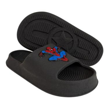 Imagem de Chinelo Infantil Masculino Homem Aranha Nuvem Slide Confortável - Agil