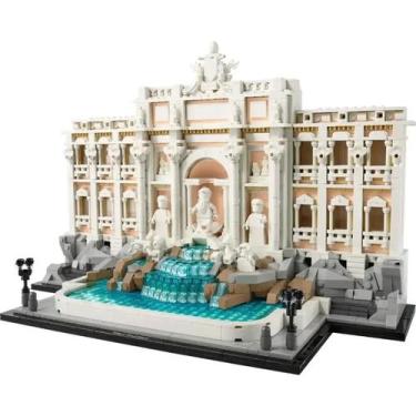 Imagem de Kit Modelo Da Fontana Di Trevi MOC21062 Blocos De Construção Arquitetô